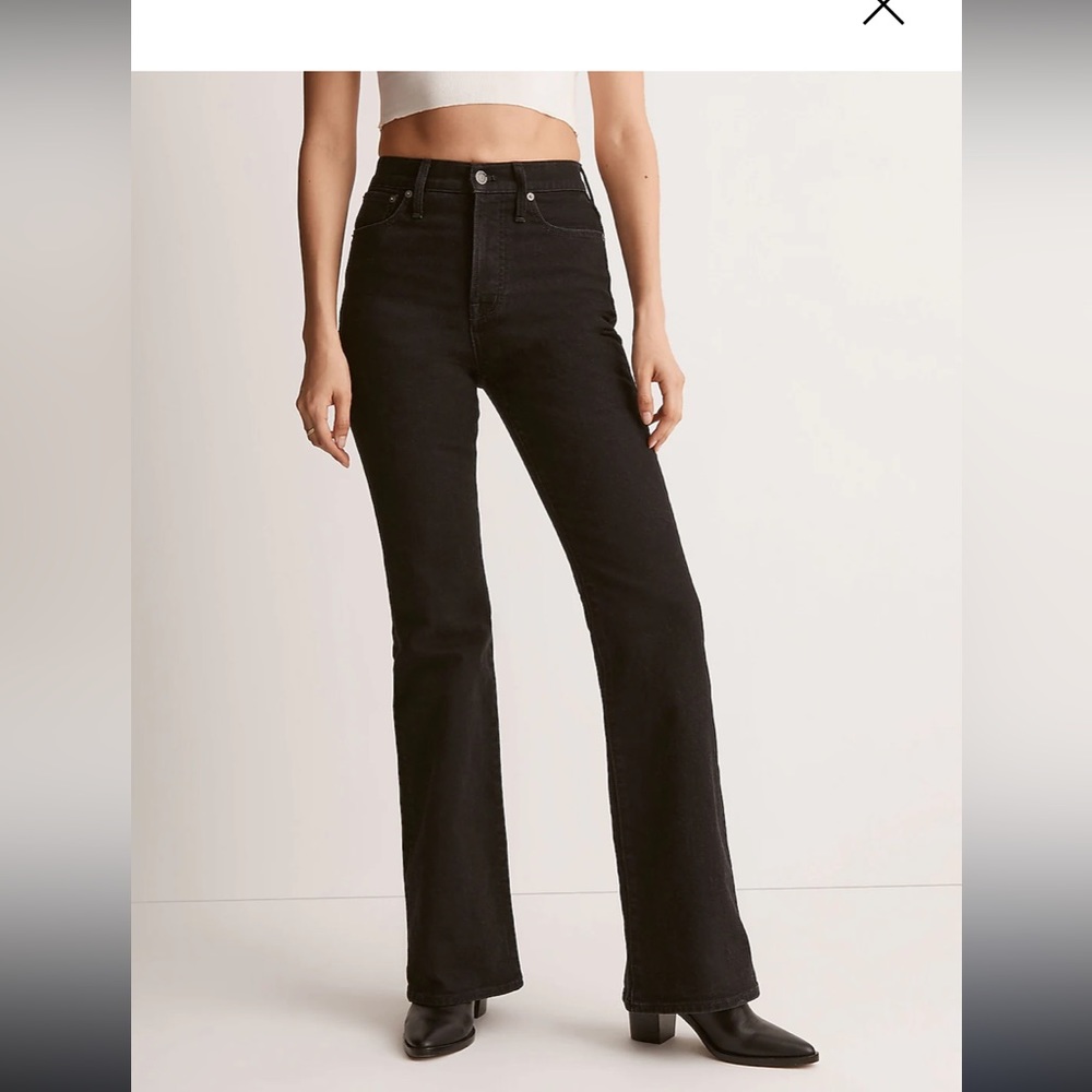 24 The Perfect Vintage Flare Jean in Sherborn Wash- just a tad too tight for me